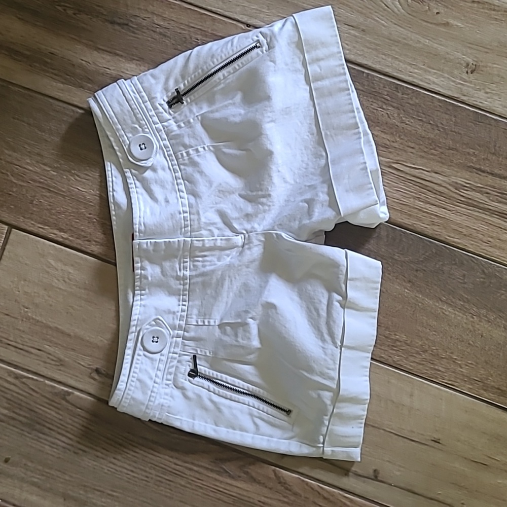 White Elle Shorts